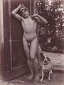 ? 2039 recto. Nudo nel giardino / Nude man in the garden. Printed 21 Ago 1904.