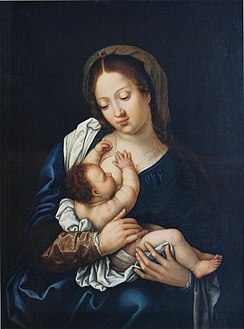 Jan Gossaert, Madonna ja lapsi, 1500-luku.