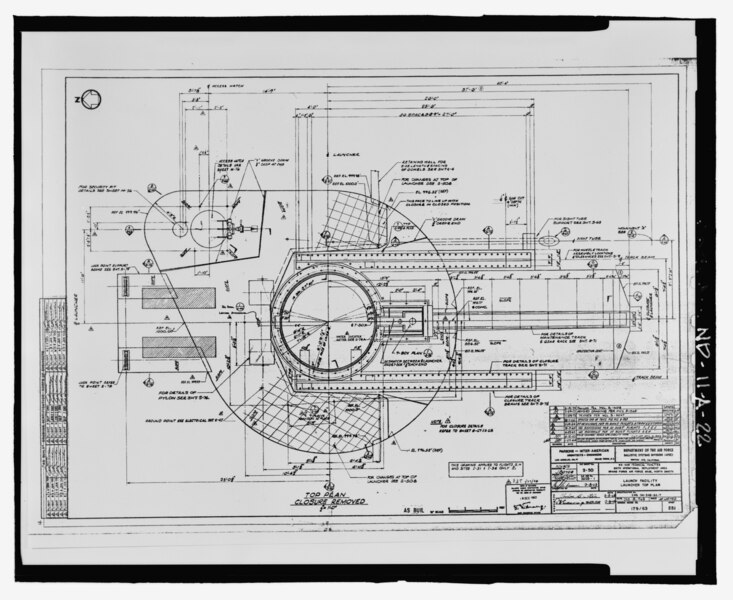 File:Grand Forks Air Force Base, Missile Launch Facility November-33, Launcher, State Highway 200, Cooperstown, Griggs County, ND HAER ND-11-A-22.tif