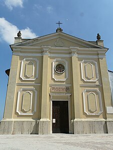 Grazzano Badoglio ss-église Vittore et Corona facade.jpg