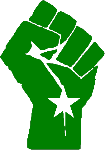 File:Green Fist with five-pointed star.tif