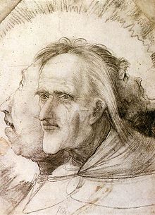 Drawing by Matthias Grunewald in the Kupferstichkabinett. Grunewald Triple.jpg