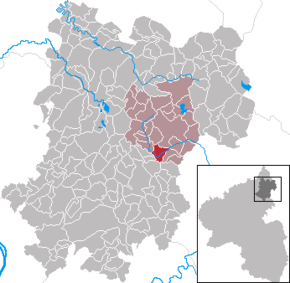 Poziția Guckheim pe harta districtului Westerwaldkreis