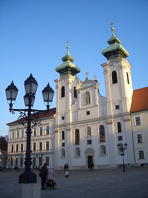 Győr, the capital of the county