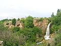 "El Hundimiento": cascada desde la laguna del Rey a la laguna Cueva Morenilla.