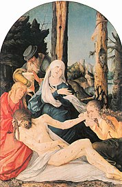 Hans Baldung (vers 1484-1545), La Mise au tombeau.