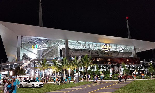 Hard Rock Stadium, the site of the game.