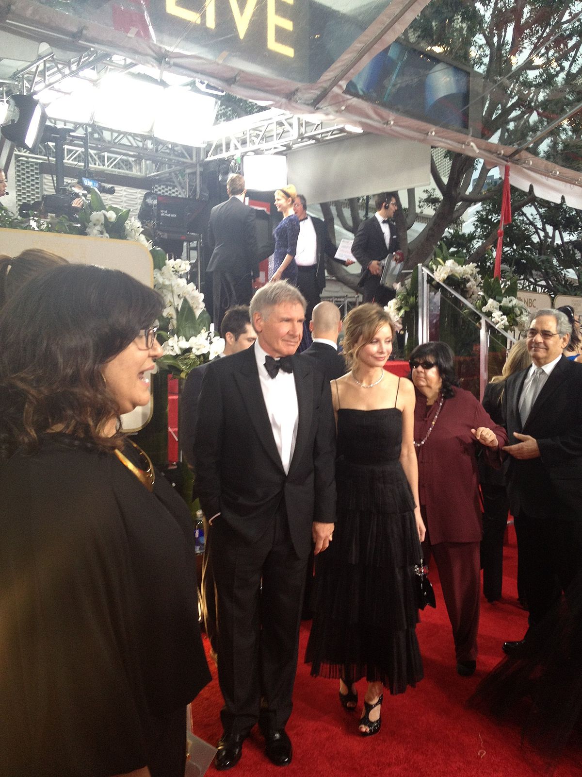 File:Harrison Ford and Calista Flockhart @ 69th Annual ...