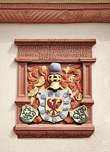 Coat of arms Fürstenberg Townhall Haslach