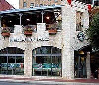 Starbucks' second Hear Music Coffeehouse at the South Bank development adjacent to the River Walk Hearmusic riverwalk.jpg