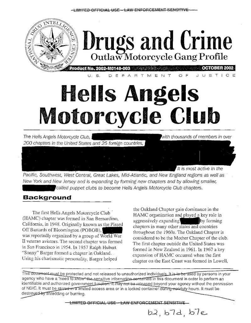 Hells Angels MC criminal allegations and incidents in the United States pic pic