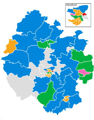 <span class="mw-page-title-main">2023 Herefordshire Council election</span>