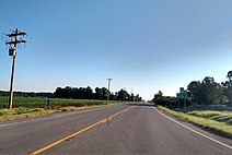 US 49 north of Brinkley, AR