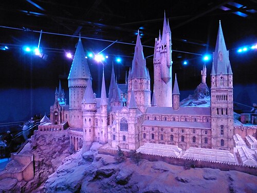 Hogwarts School of Witchcraft and Wizardry - Model at the Making of Harry Potter Studio, Watford