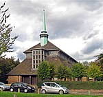 Holy Cross New Church Holy Cross, Ferrymead Gardens, Greenford - geograph.org.uk - 2809344.jpg