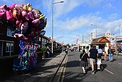 Walton Street in Kingston upon Hull during the 2023 instalment of Hull Fair.