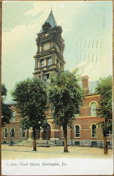 File:Huntingdon County, Pennsylvania, Courthouse 1905.jpg