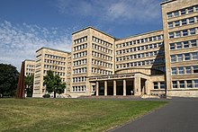 The I.G. Farben building served as the headquarters of the CIA in Germany during the Cold War IG-Farben-Haus.jpg