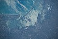 ISS view 2017, Venetian lagoon, Dese river