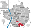 Lage der Gemeinde Igensdorf im Landkreis Forchheim