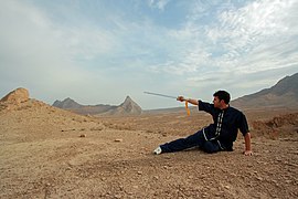 Implementation of personal forms in Shaolin quan martial arts-2007-Photographer mustafa meraji 05.jpg