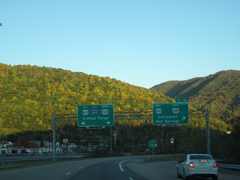 File:Interstate 64 Exit 16 Virginia.jpg