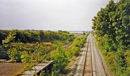 Irchester station site geograph 3704563 by Ben Brooksbank