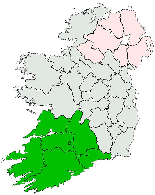 Kaart van Munster