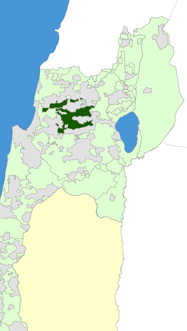 Israel Map - Misgav Regional Council zoomin.svg