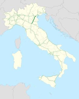 Italie - A13.svg carte routière