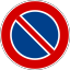 Italian traffic signs - divieto di sosta.svg