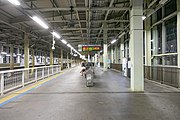新幹線12番線ホーム（2022年7月）