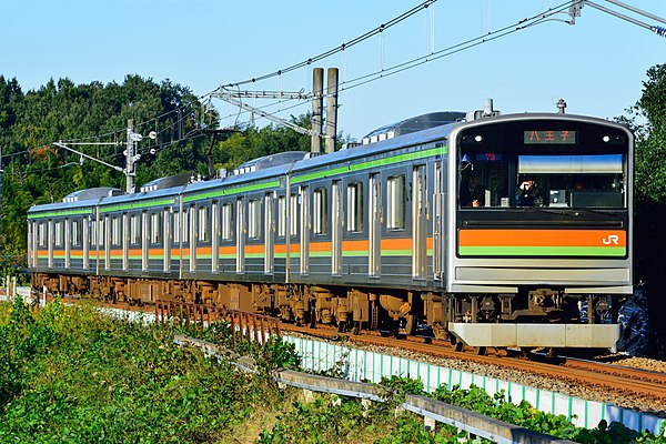 JR East 205-3000 series Hachikō Line 20171030.jpg