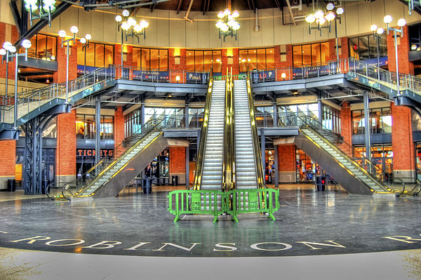 The interior of the Jackie Robinson Rotunda