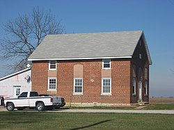 Eine ehemalige Schule in der Gemeinde