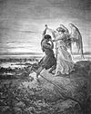 יעקב נאבק עם מלאך (ציור של גוסטב דורה)