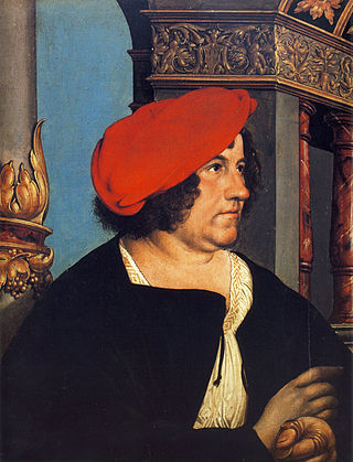 <i>Double Portrait of Jakob Meyer zum Hasen and Dorothea Kannengießer</i> Painting by Hans Holbein the Younger