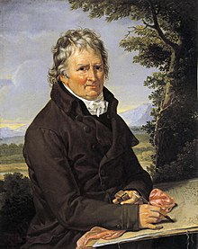 Wilhelm Titel hielt sich 1806 bei Hackert auf. Für das Porträt benutzte er eine Vorlage des in Florenz lebenden François-Xavier Fabre. (Quelle: Wikimedia)