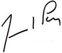 Jean-Marie Le Pen, podpis