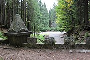 Čeština: Pohled z horního portálu Schwarzenberského plavebního kanálu. Jelení (Nová Pec). Okres Prachatice. Česká republika. Camera location 48° 49′ 07″ N, 13° 52′ 24.44″ E    View all coordinates using: OpenStreetMap