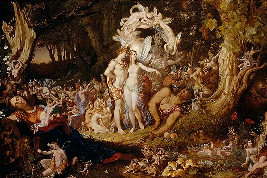 "Joseph_Noel_Paton_-_The_Reconciliation_of_Titania_and_Oberon.jpg" by User:Dulcem