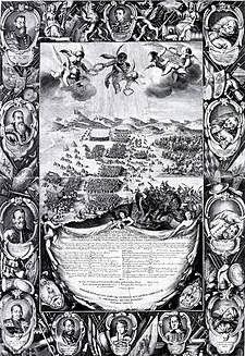 Bitva u Vozokan v roce 1652 (rytina z roku 1654)