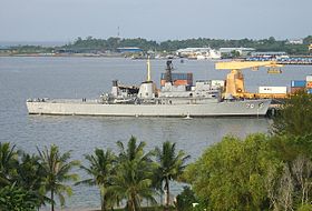 ハン・トゥア 練習艦に改装後の、2007年9月15日に撮影。