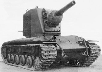 The KV-2 heavy artillery tank KW-2 1940.jpg