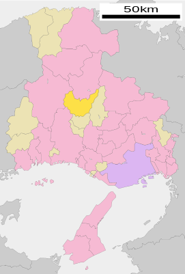 Lokasi Kamikawa di Prefektur Hyōgo