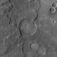 Another MESSENGER image Karsh crater EN1061755153M.jpg