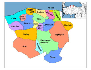 Daday District in Black Sea, Turkey