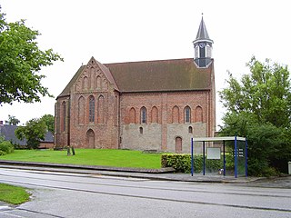 Holwierde Village in Groningen, Netherlands