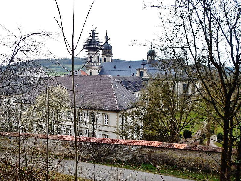 File:Kloster Schöntal, 1716 Grundsteinlegung unter Abt Benedikt Knittel - panoramio.jpg