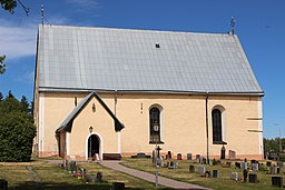 Knutby kyrka i juli 2018